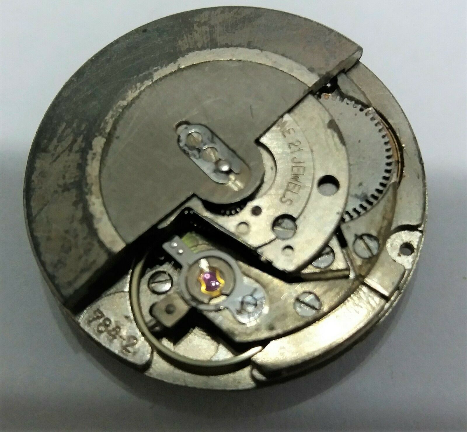 TISSOT 784 2 Automatic Vintage Watch MOVEMENT FOR PARTS REPAIR