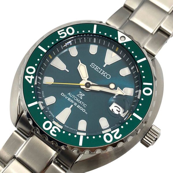 Seiko Prospex mini turtle SBDY083 green men's watch [pre-owned ...