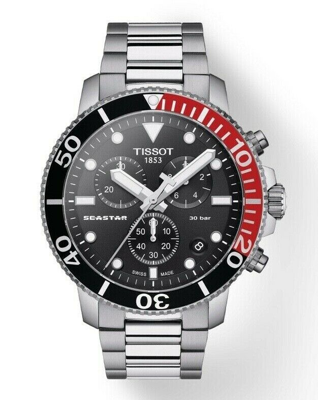 Tissot Seastar 1000 Chronograph T120.417.11.051.0 Steel 45.5mm