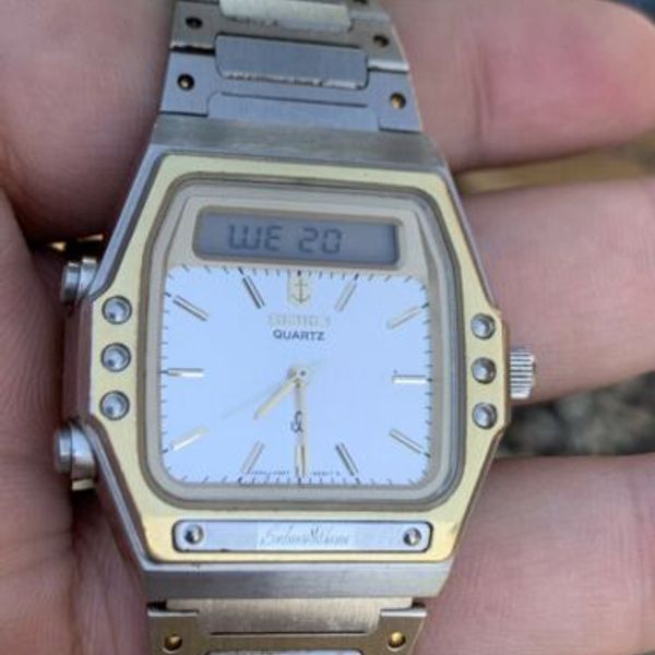 1981 Seiko SilverWave Alarm Chronograph AnaDigi H357 Vintage Quartz Watch WatchCharts Marketplace