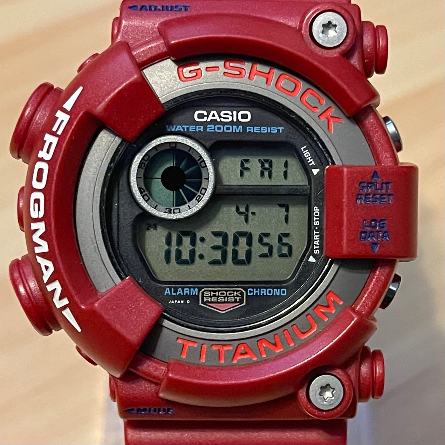 レア【必見！】G-SHOCK「DW-8201GF」銀蛙 フロッグマン カシオ - 腕時計(デジタル)