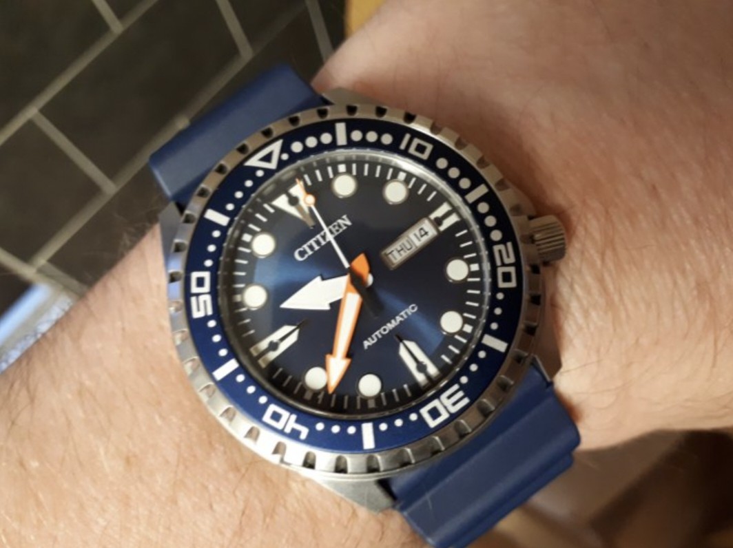 CITIZEN 自動巻き時計 CTZ-C6911 ブラック ステンレススチール