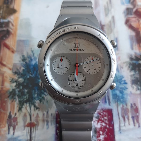 #SEIKO #HONDA #F1 #7A28-7170 #ジャンク WTS] Seiko 7a28-7170 Honda Watch - Very rare and collectible model