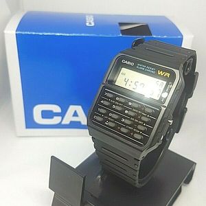 Casio Ca 53w 1er Calculator Chronograph Mens Watch Bnib Watchcharts