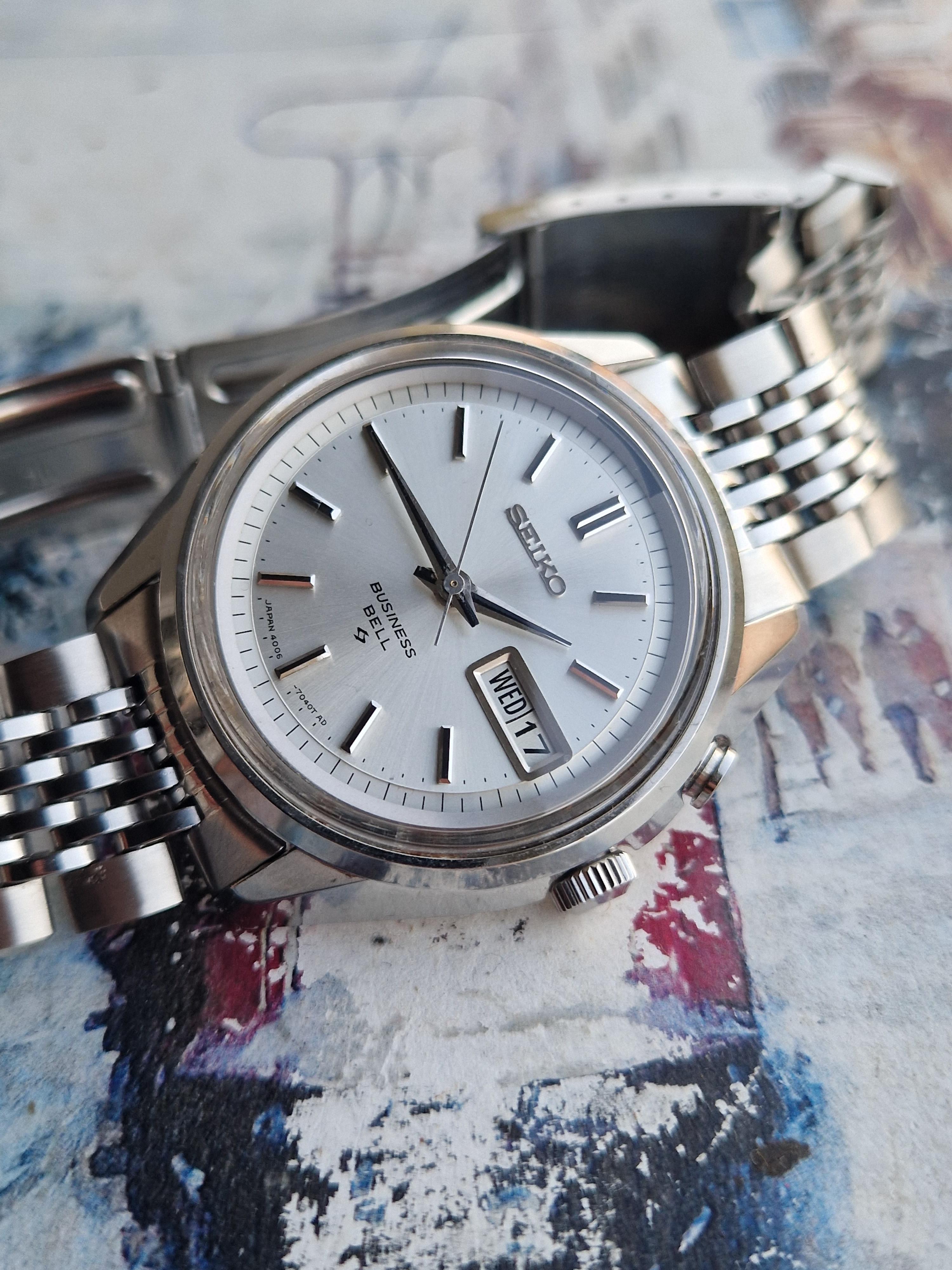 Seiko 4006-7010 Business セイコー 4006-6040 OH済み セイコー SEIKO 