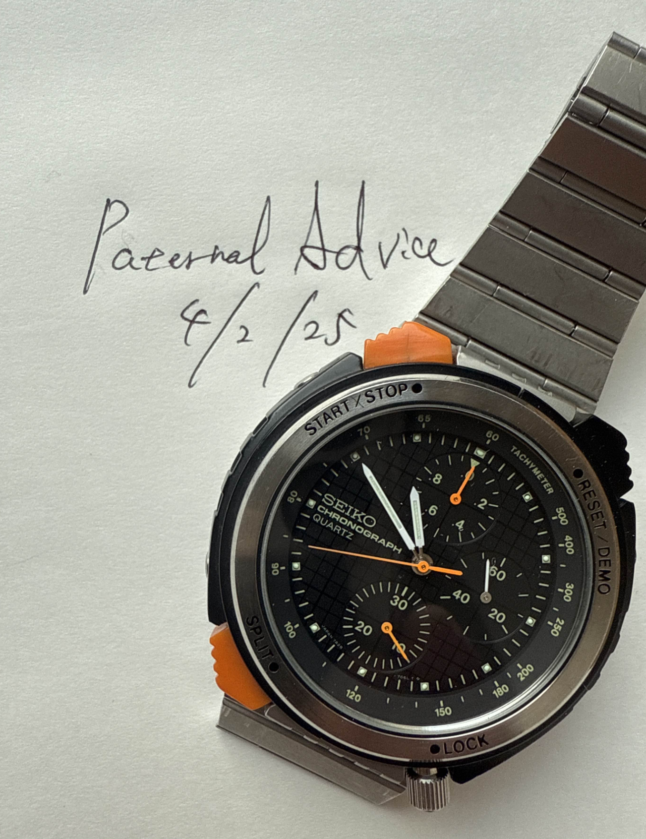 WTS] Seiko 7A28-7050 Speedmaster from 1983. One Quick Twist and it