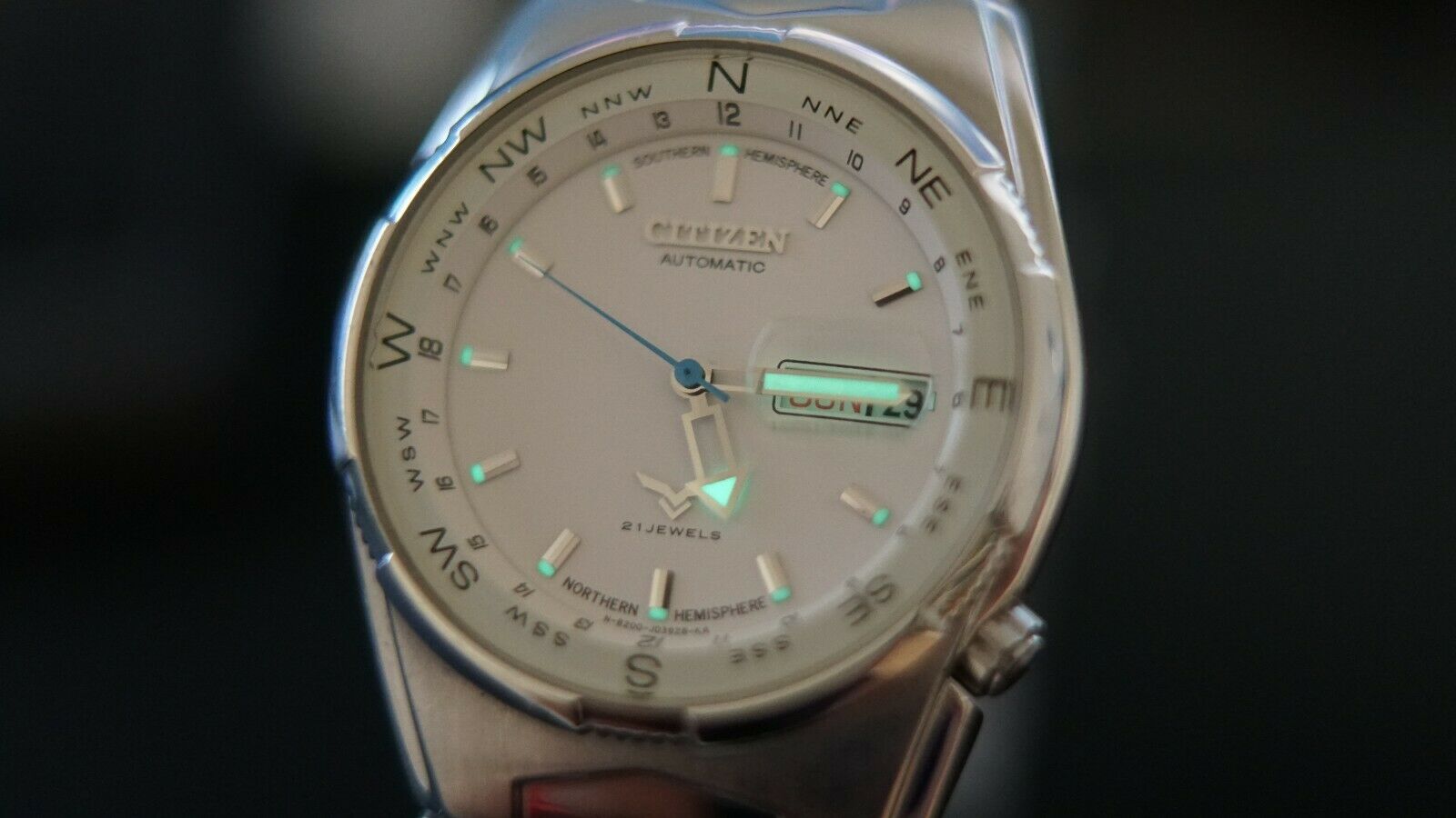 Citizen Automatic RARE Watch 8200-S83201-CST 21 Jewels Japanese