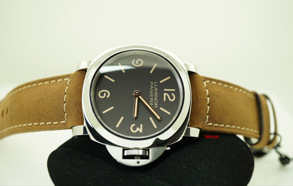 FSOT Panerai PAM 390 LUMINOR GOLD HANDS TOBACCO PATINA DIAL