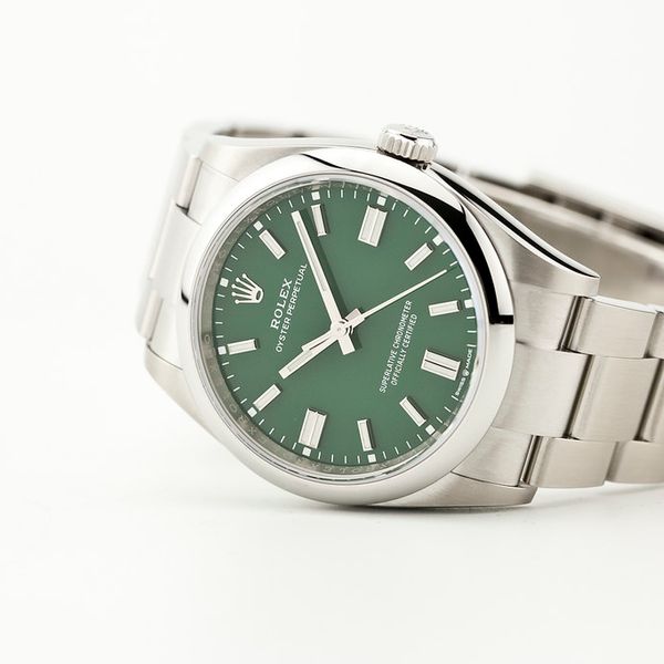 fsot - Rolex Oyster Perpetual - 36mm - OP36 - Green Dial - 126000 ( new ...