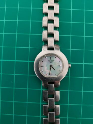 TISSOT 1853 LADIES QUARTZ G330K Watch STAINLESS STEEL Mother of