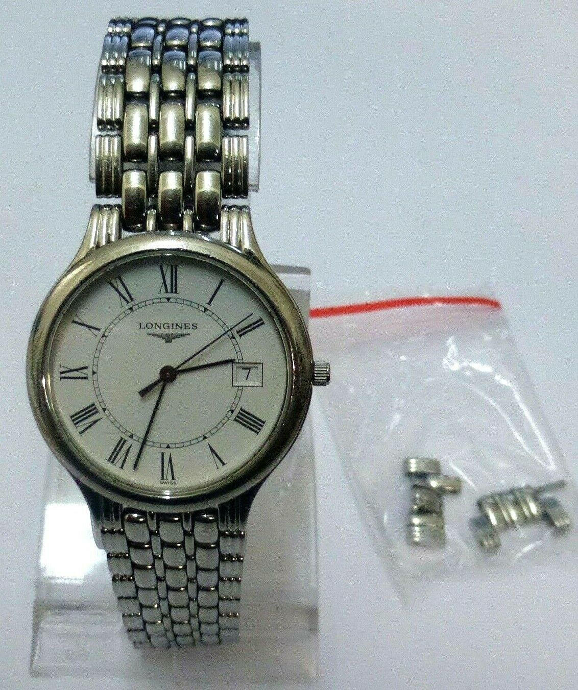 LONGINES PRÉSENCE DATE L5.649.4 QUARTZ SILVER STAINLESS