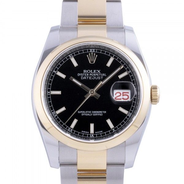 Rolex ROLEX Datejust 116203 Black Dial Unused Watch Men's | WatchCharts ...