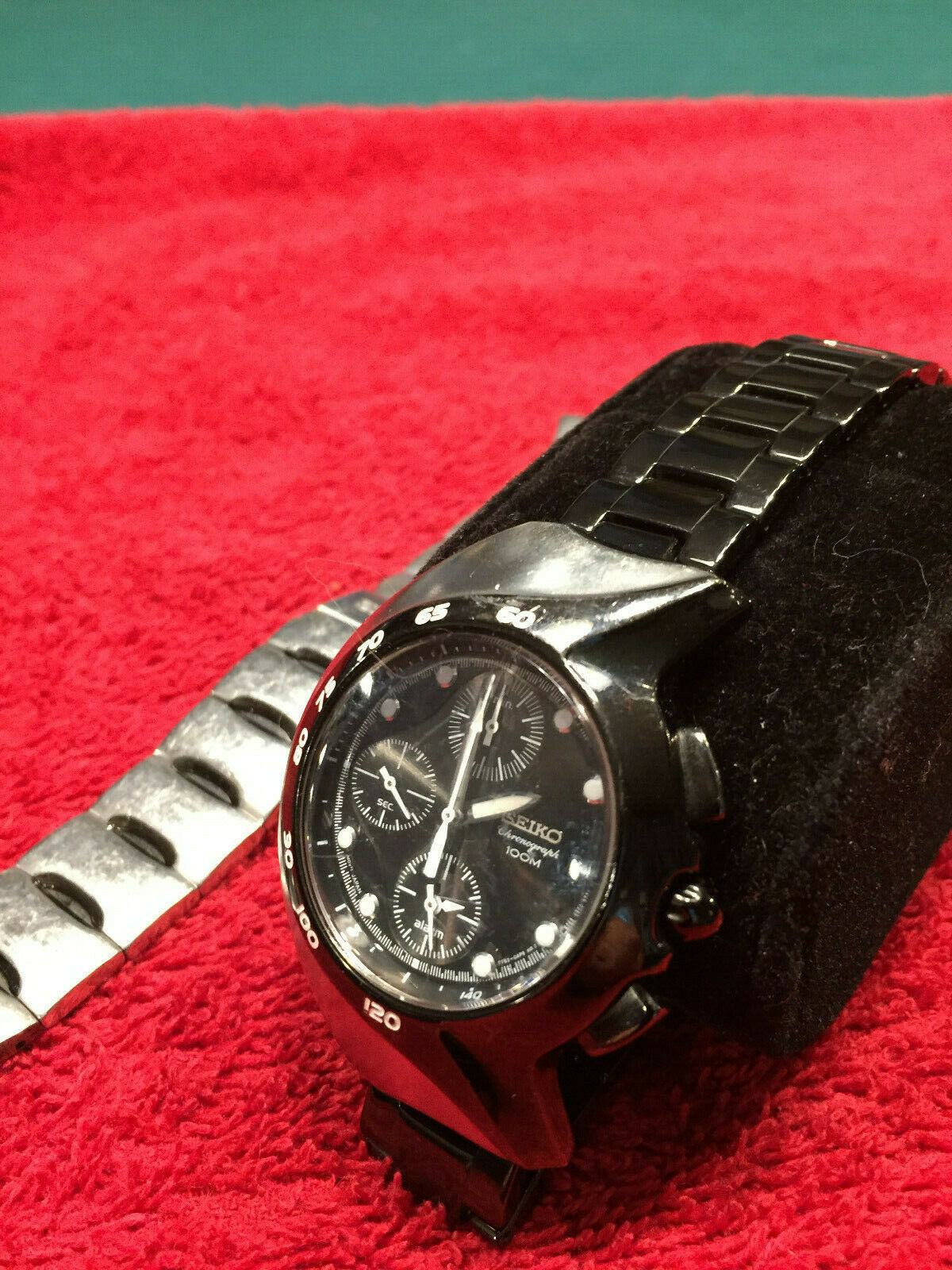 Seiko Chronograph Watch 7T62 OAMO - Rare Asymmetric Design | WatchCharts