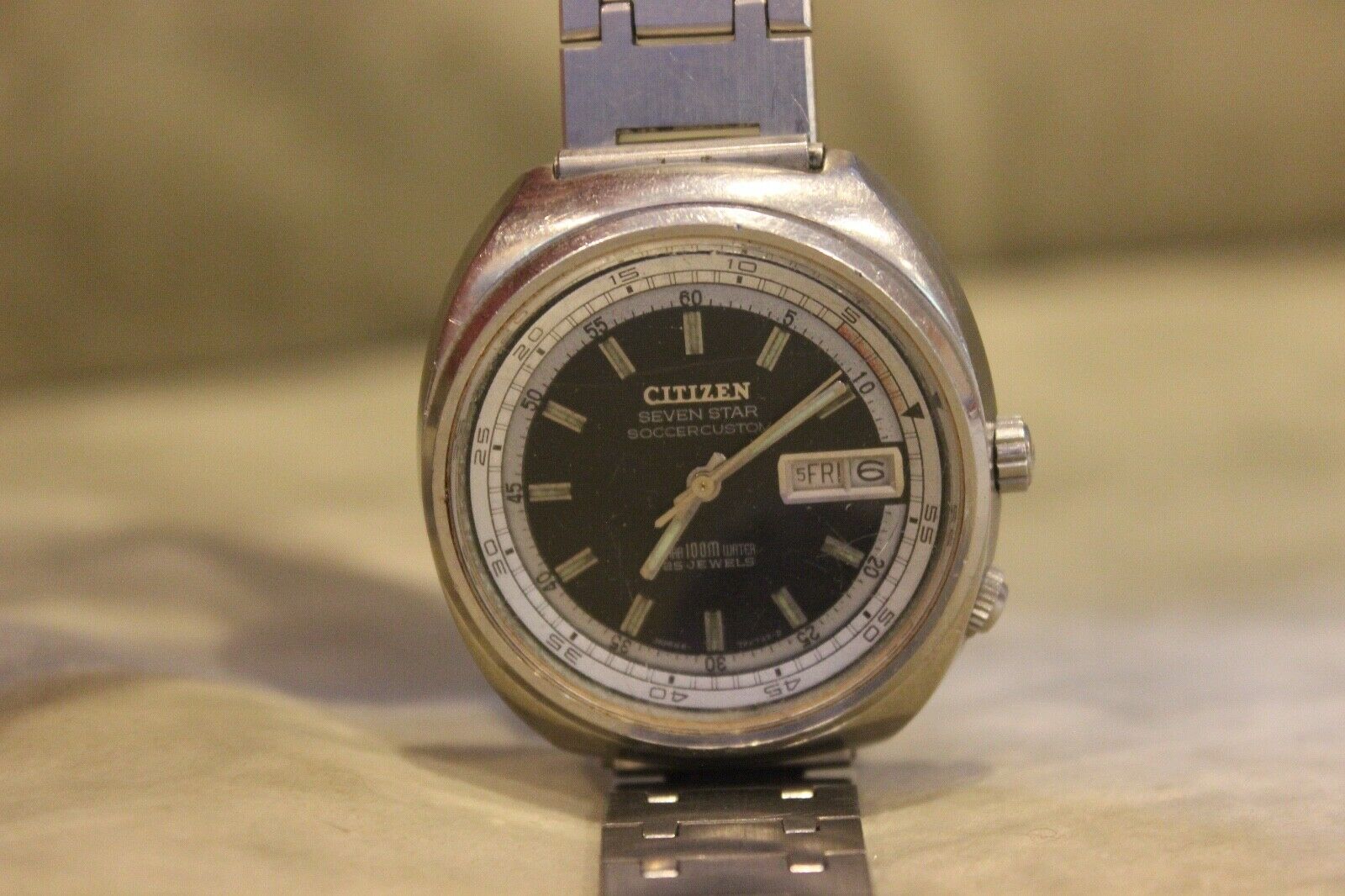 Citizen Seven Star Soccer Football Custom Day Date Automatic