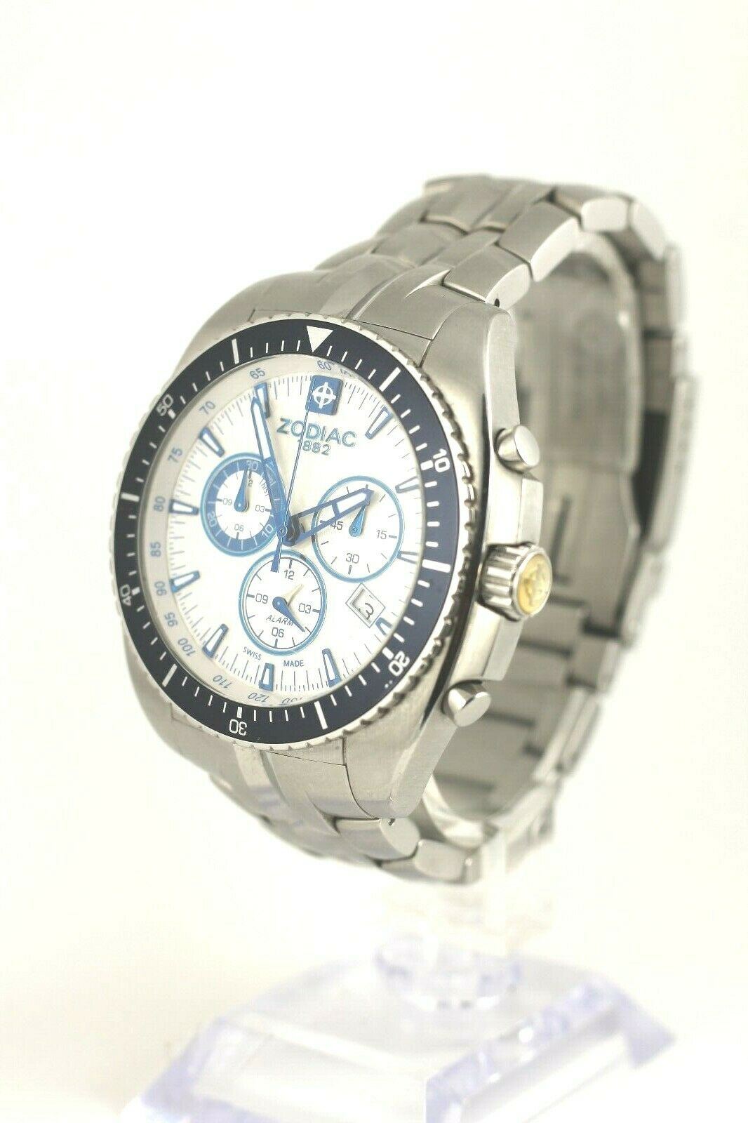 Zodiac Speed Dragon ZO5505 Men's Alarm Chronograph Swiss Made