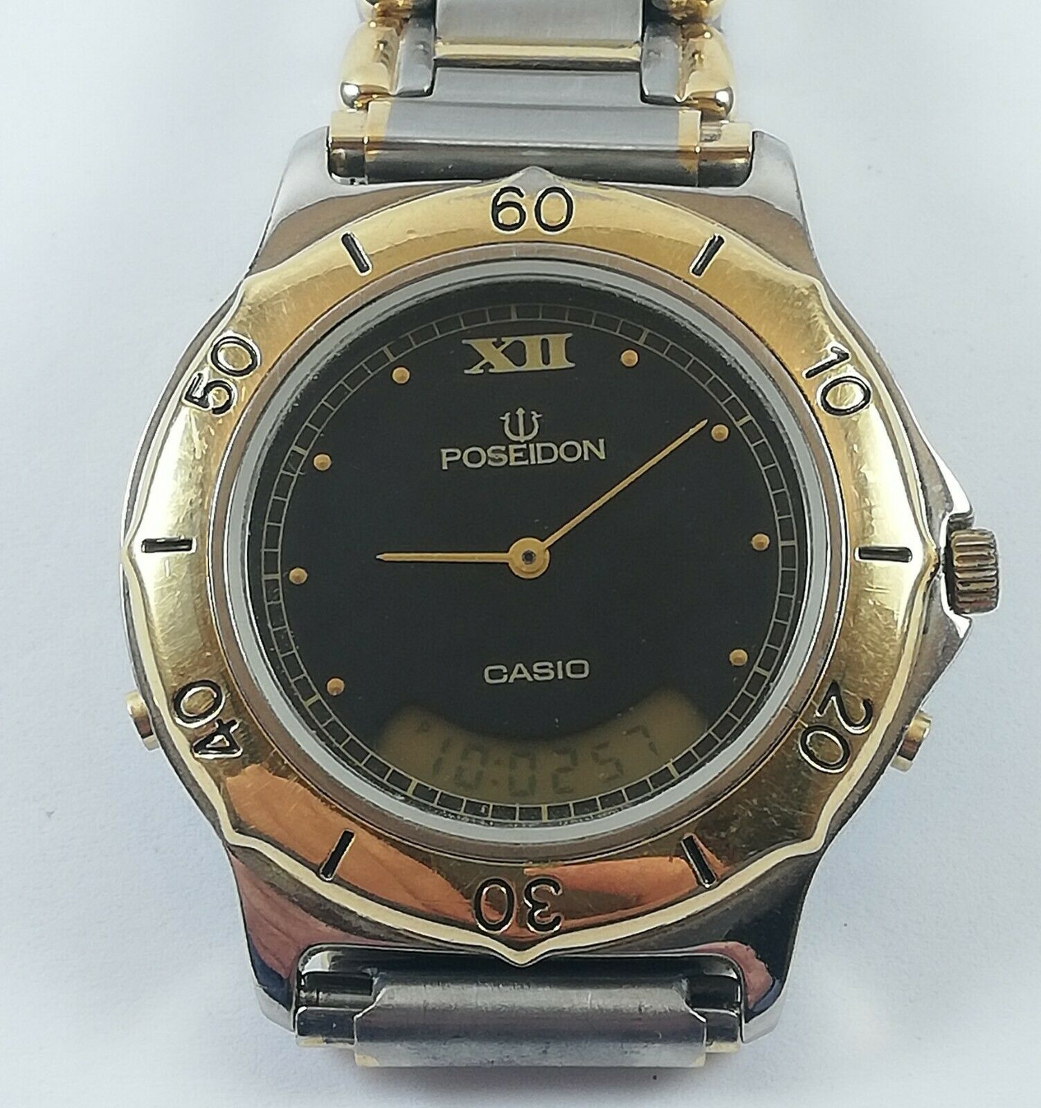 Vintage CASIO POSEIDON PNM-500 Japan Mvt Quartz Analog