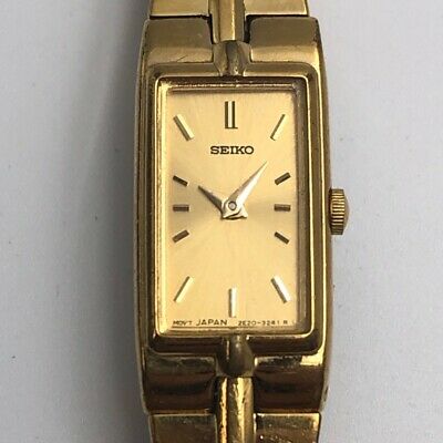 Seiko Watch 2E20 7479 Gold Tone Case and Band 700403427