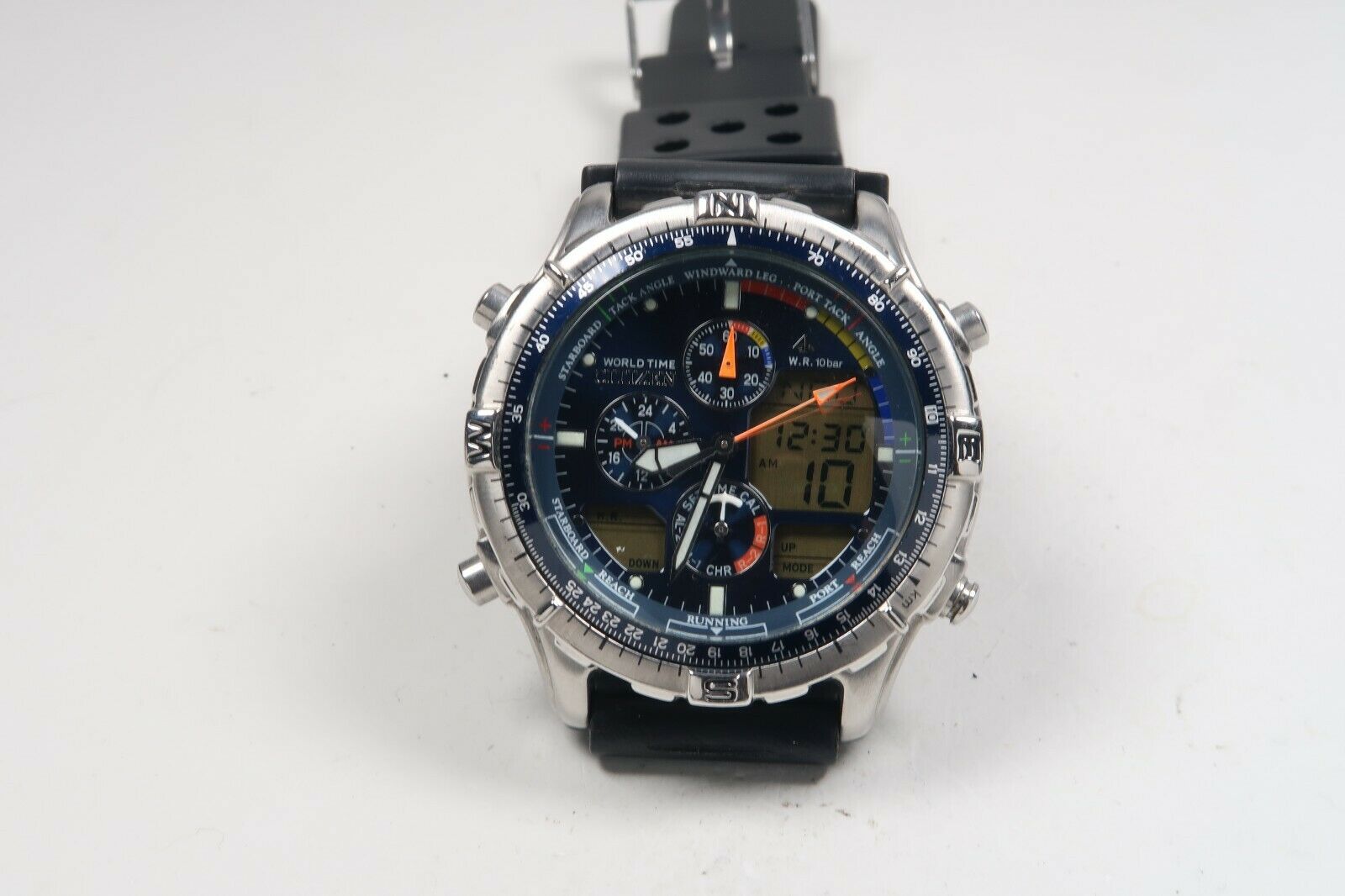 CITIZEN PROMASTER WORLD TIME C320-000532 TA NEW BATTERY Watch 