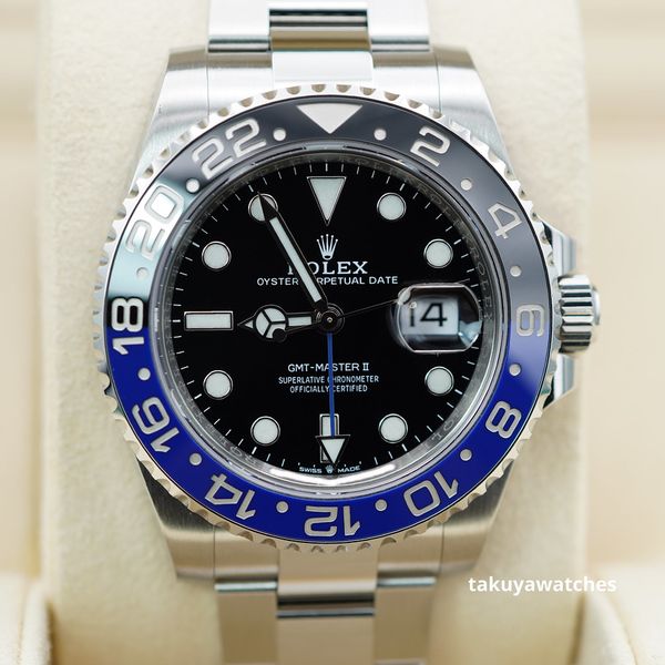 FSOT: Rolex 126710BLNR GMT MASTER II BLACK BLUE BEZEL NEW MODEL 2023 ...