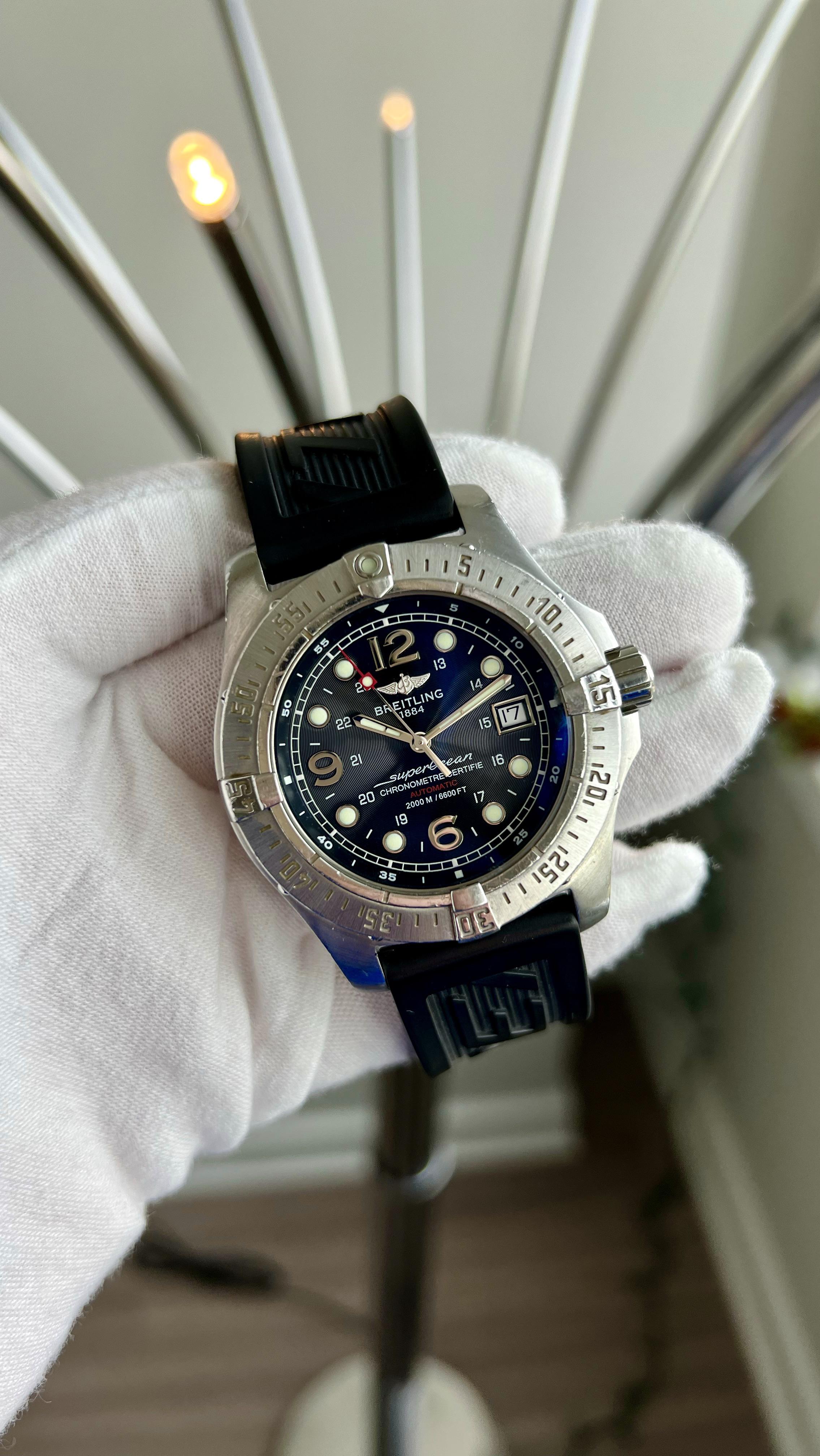 Breitling superocean clearance steelfish price