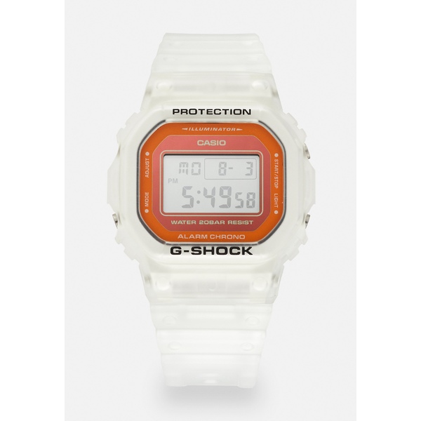 g shock skeleton orange