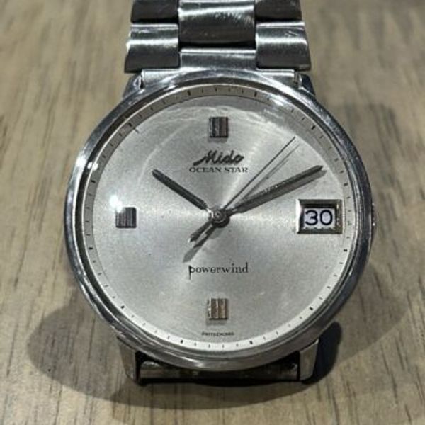 Mido Ocean Star Powerwind Automatic Watch - Vintage 1960s Men’s Watch ...