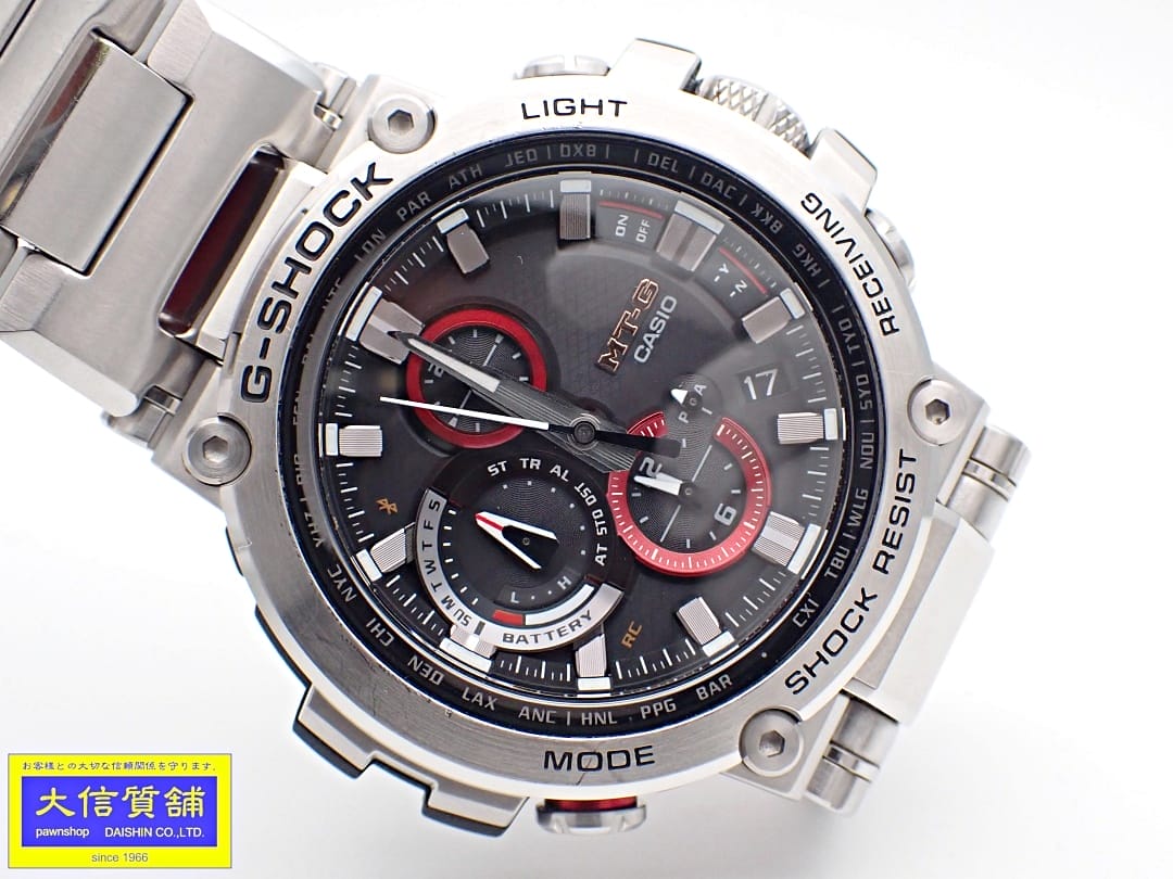 CASIO Casio G-SHOCK men's watch MTG-B1000D-1AJF radio wave tough