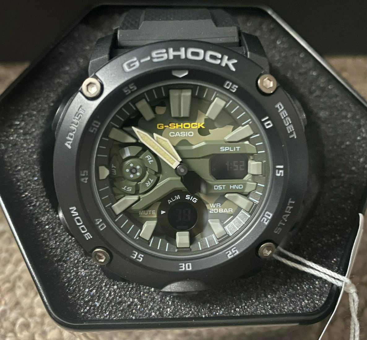 Casio Camouflage G-Shock GA-2000SU-1AER Carbon Core Black Brand New RRP ...