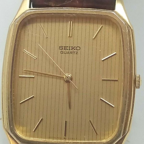 Vintage SEIKO Quartz Mens Watch 7431 5050 Gold Colour Face | WatchCharts