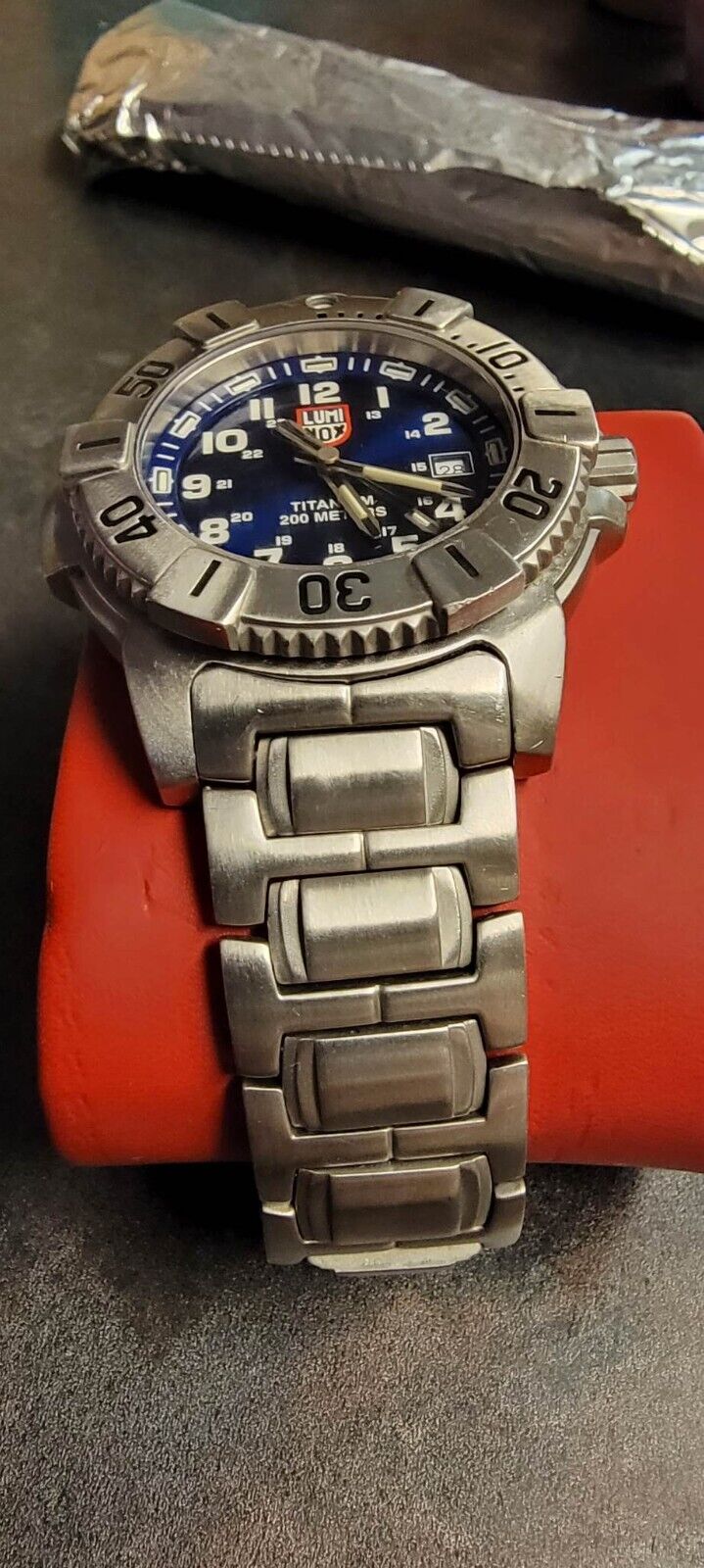 Luminox Mens Navy Seal Watch, 6100/6200 Series Stainless Steel OEM