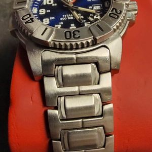 Luminox Mens Navy Seal Watch, 6100/6200 Series Stainless Steel OEM