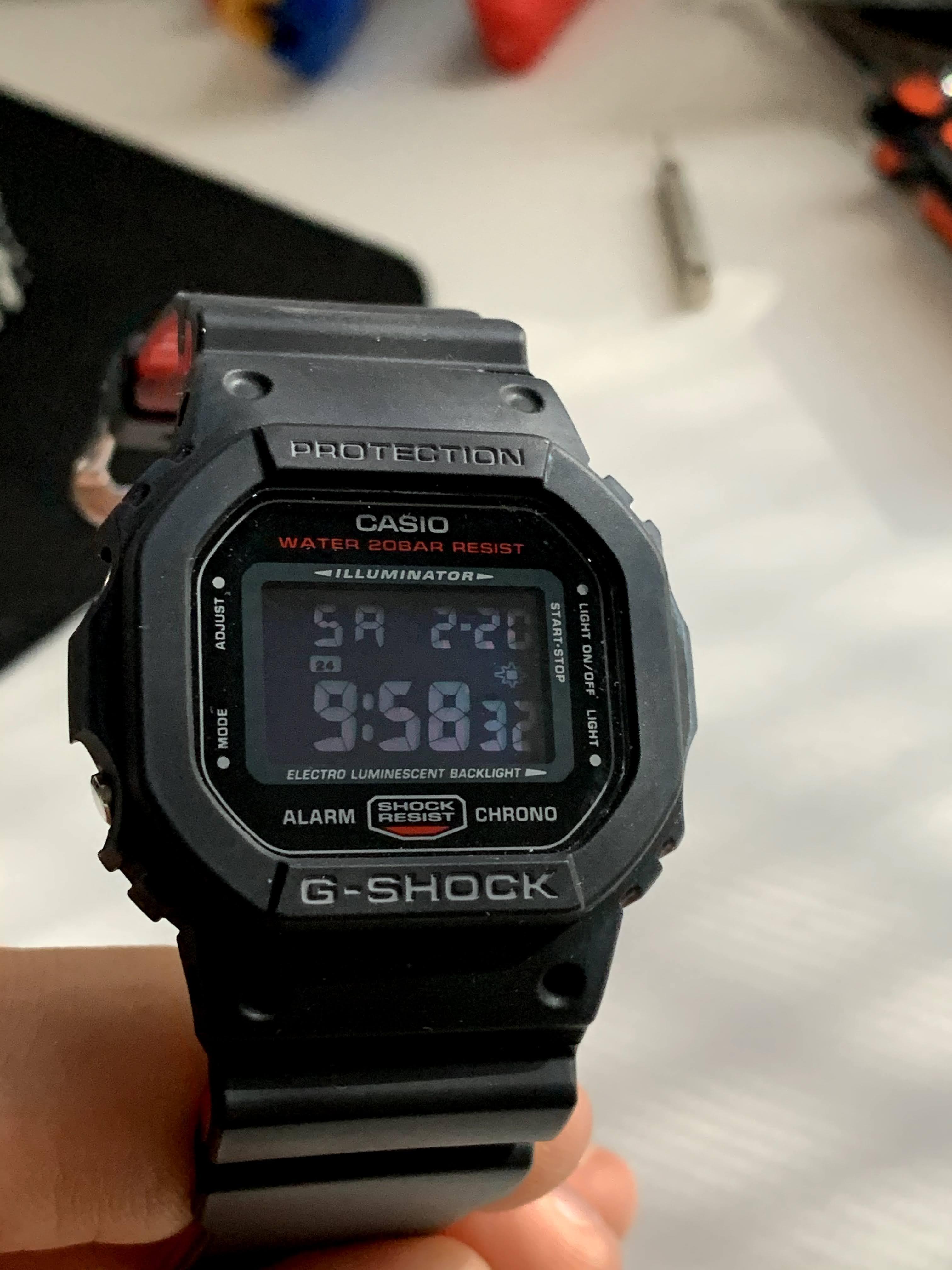 WTS Casio G Shock DW5600HR 1 WatchCharts Marketplace