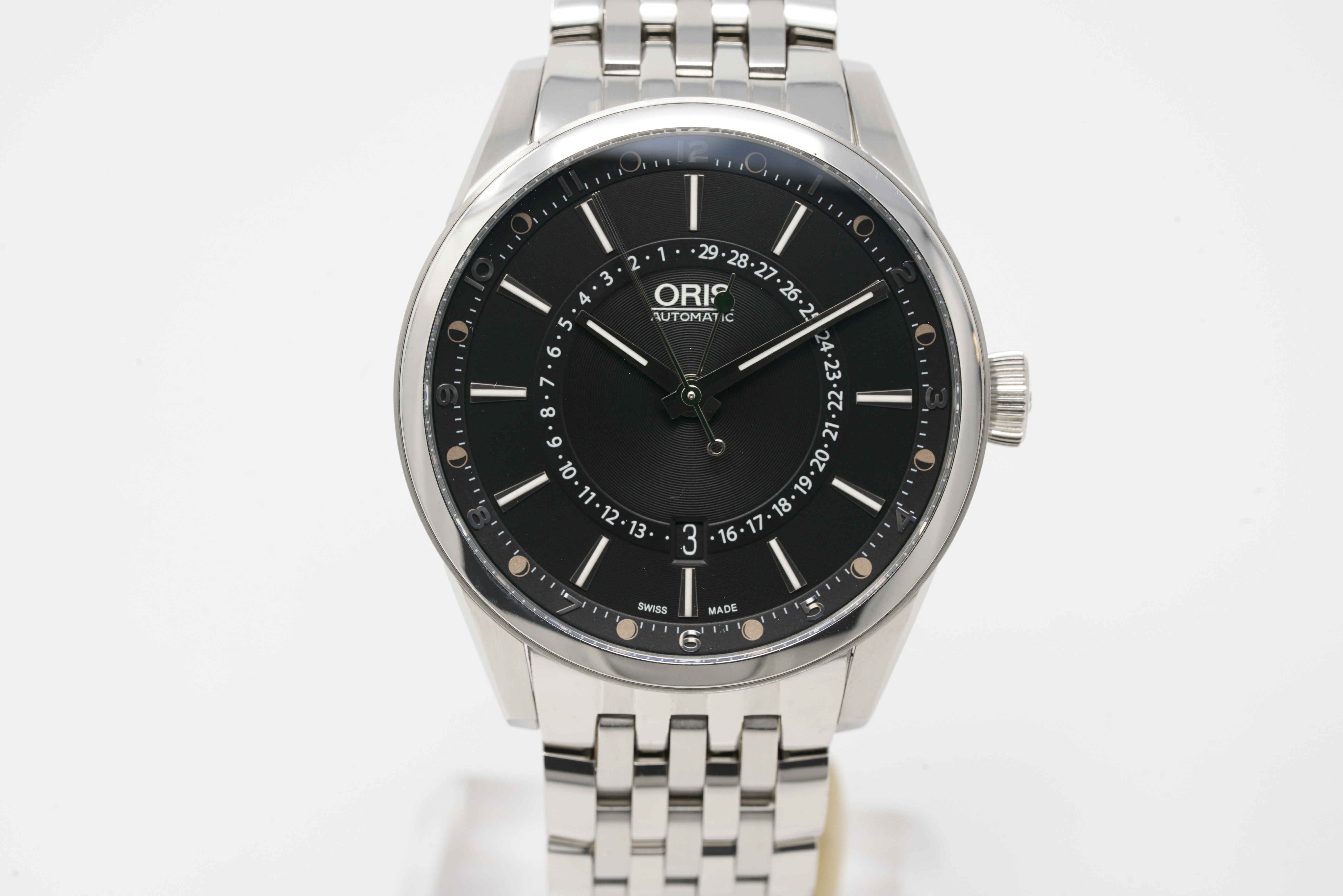 FS Oris Artix Pointer Moon Date 01 761 7691 4054 07 8 21 80