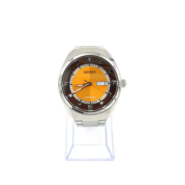 Seiko 7S26-04L0 Orange & Brown Two-Tone Dial Day-Date Automatic