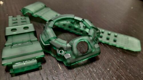 For G shock Rangeman gw9400 army green matte jelly bezel and strap