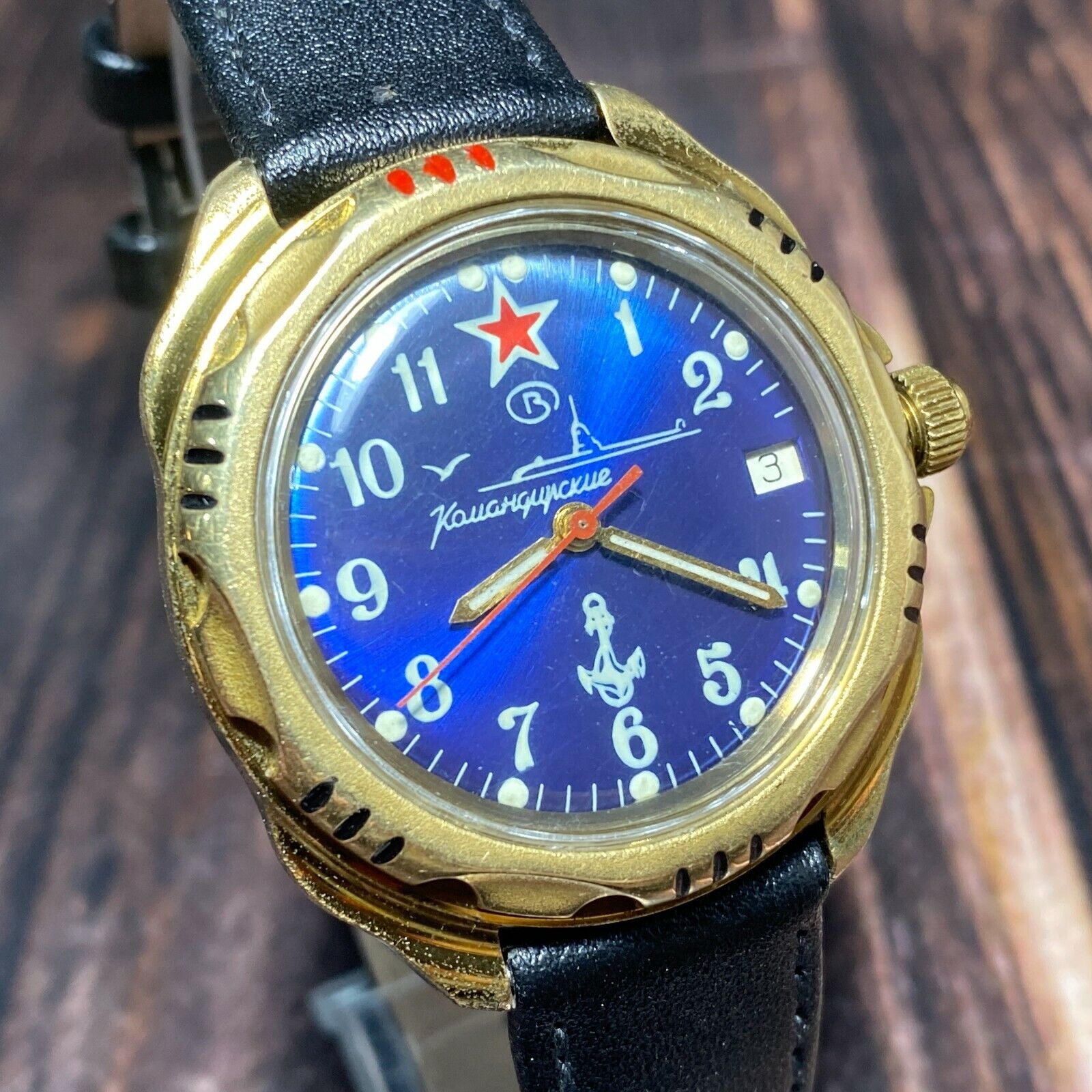 Soviet Watch Vostok Komandirskie Mechanical Military Equipment