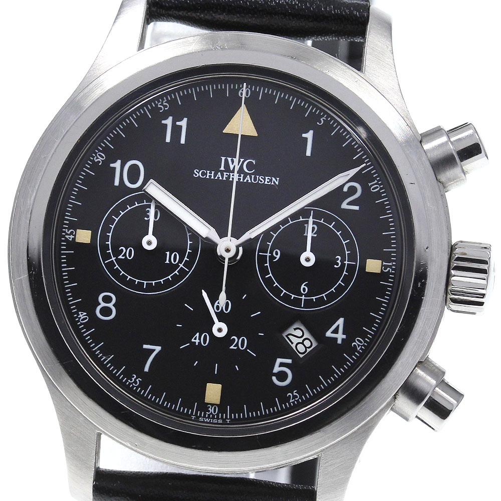 IWC SCHAFFHAUSEN IWC Flieger Chronograph IW374101 Quartz Men s 735411 Used WatchCharts Marketplace