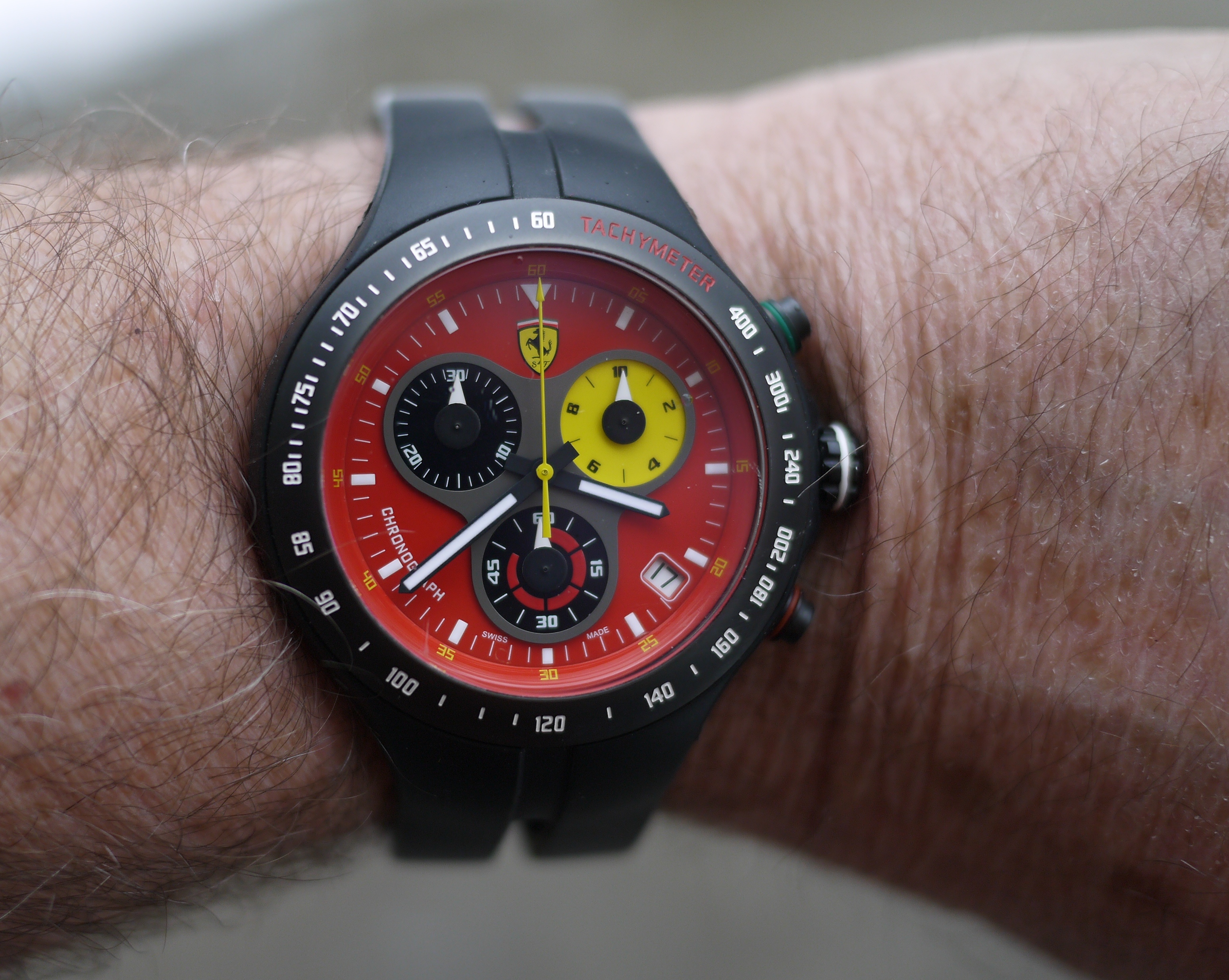 fs Ferrari Jumbo Rosa Corsa 150th Anniversary Watch Red A beauty WatchCharts Marketplace