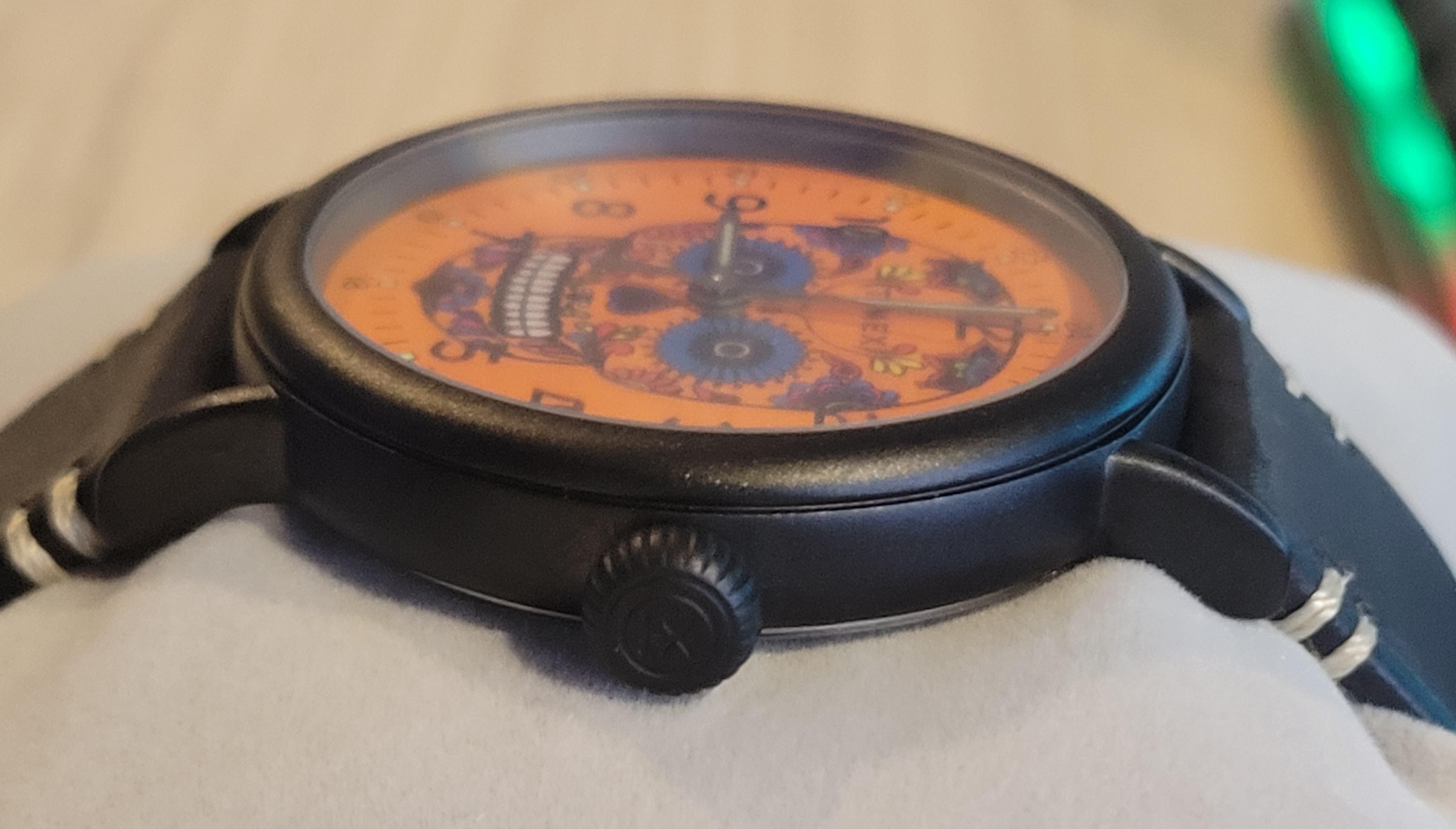 WTS Timex Dia de los Muertos 2021 40mm Leather Strap Watch