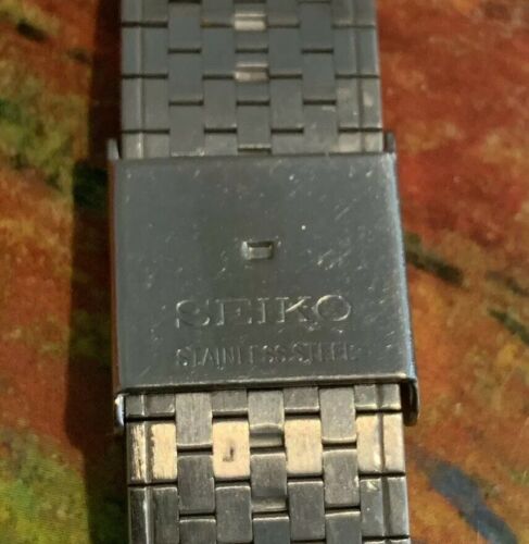 Vintage Seiko 5856-5010 King Quartz Blue Dial Mens Watch, KQ