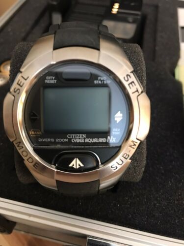 Citizen Cyber Aqualand NX Promaster Dive Computer Watch New In