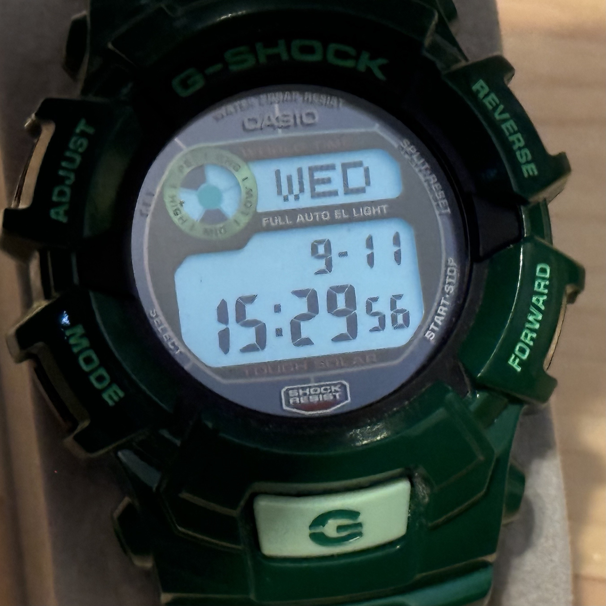 WTS] Casio G-Shock G-2300GR-3 Green Collection Tough Solar Digital 