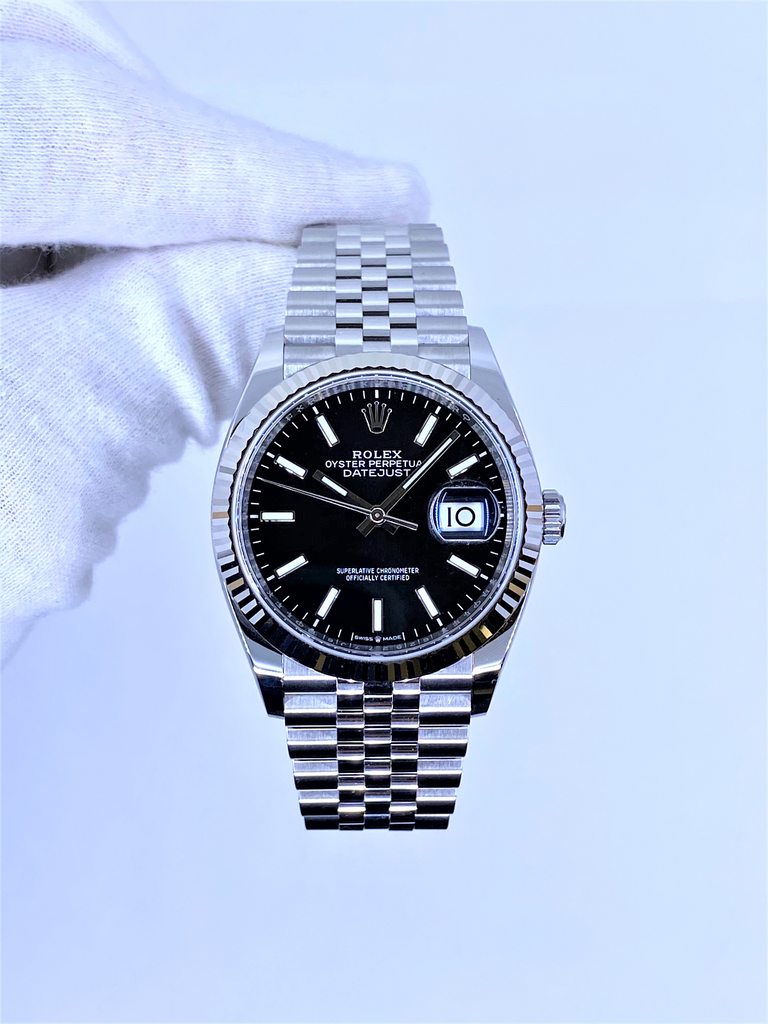 FS 2020 Rolex Datejust 36 126234 New and unworn Rare black