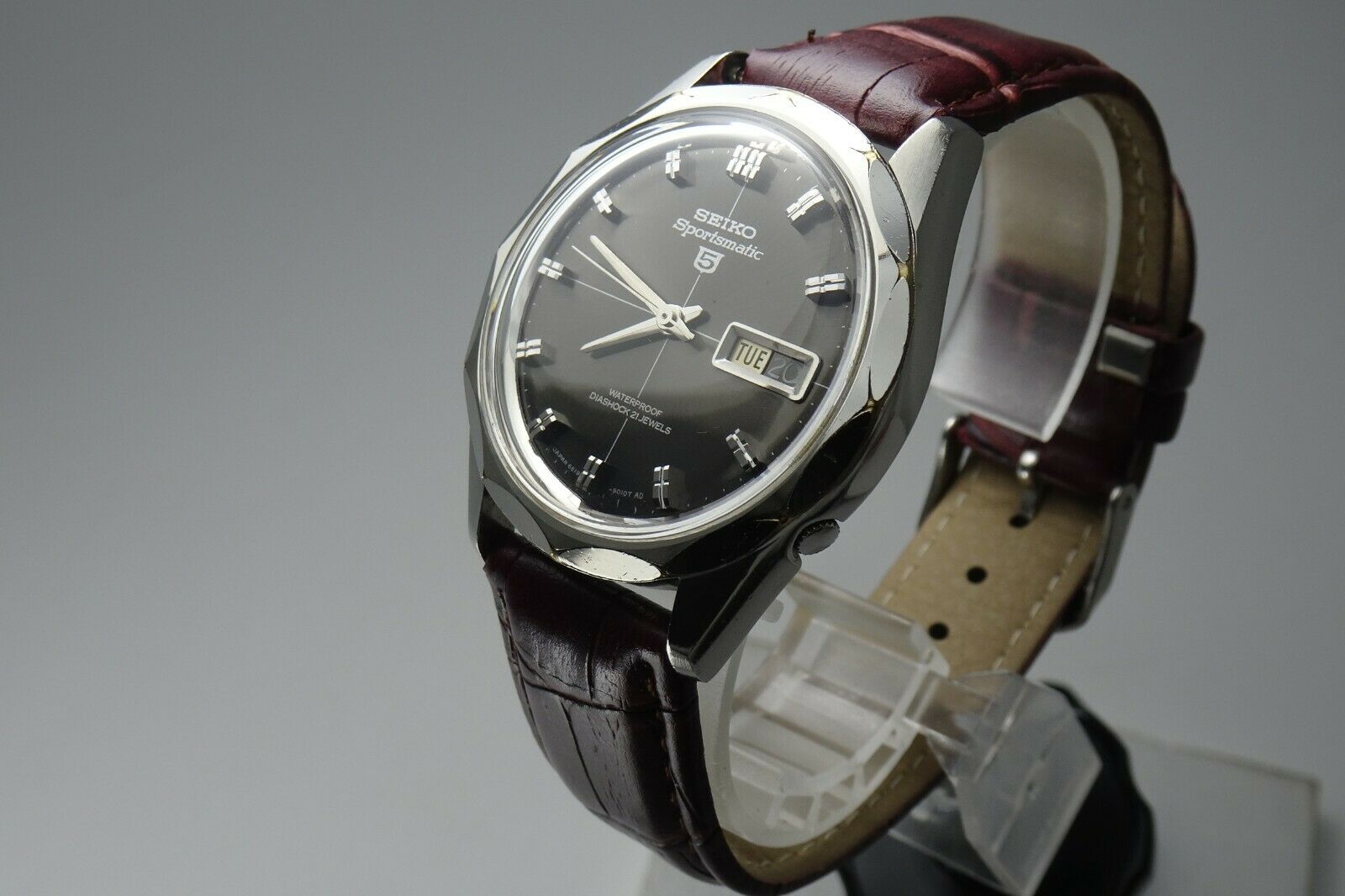 OH,Vintage 1966 JAPAN SEIKO SPORTSMATIC5 6619-9030 21Jewels