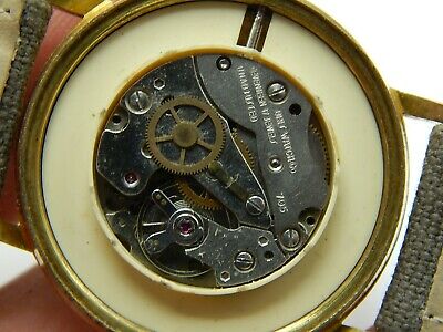 Vintage Oris 17 jewel gold plated cal 705 mechanical wind up wrist