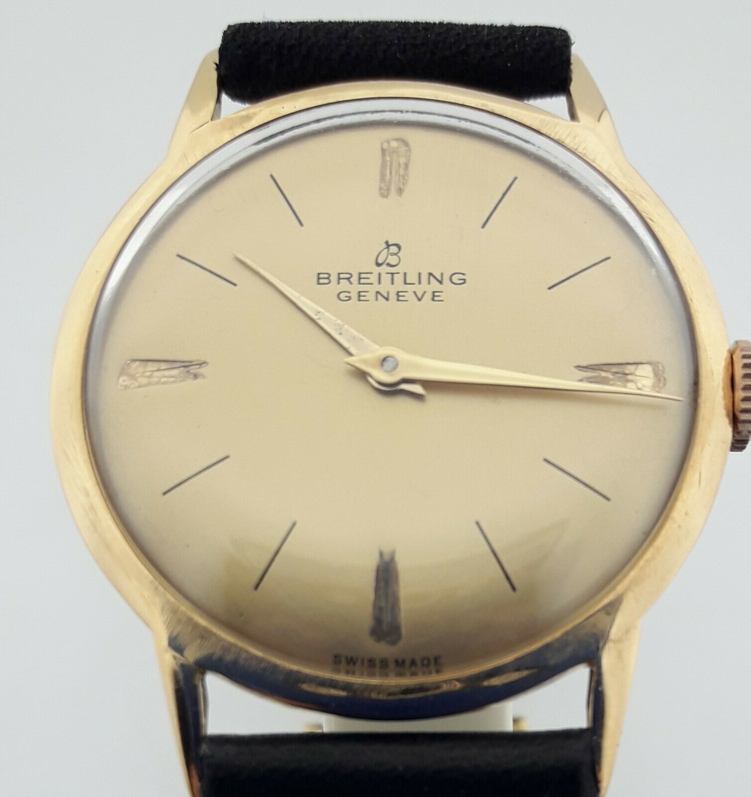 BREITLING GENEVE MANUAL WINDING 1960 VINTAGE GOLD