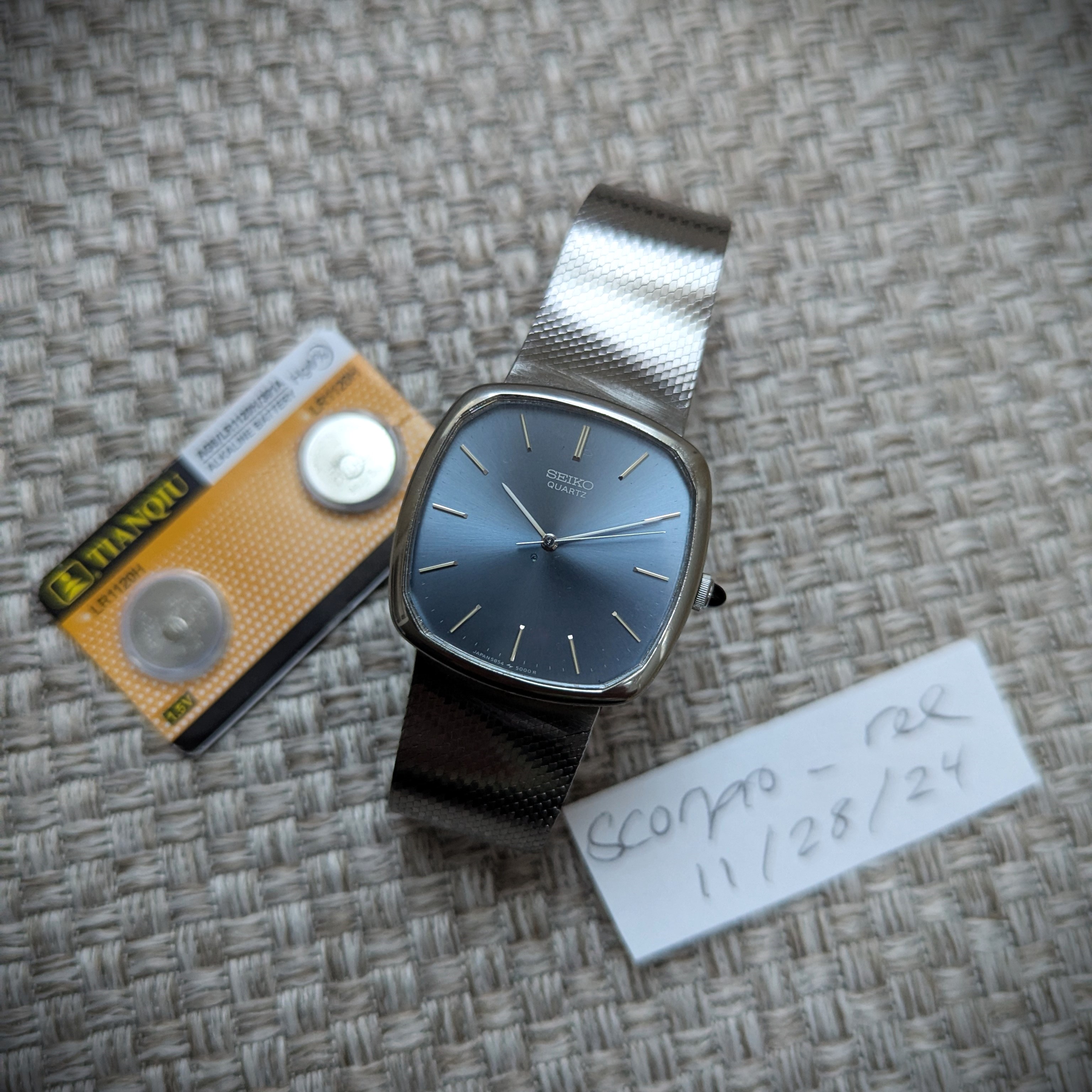 WTS] Seiko 5854-5000 Light Blue 