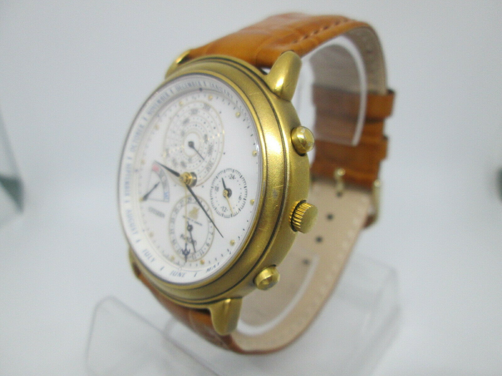 RARE CITIZEN AVALON 6700-G70099 PERPETUAL CALENDAR GOLDPLATED