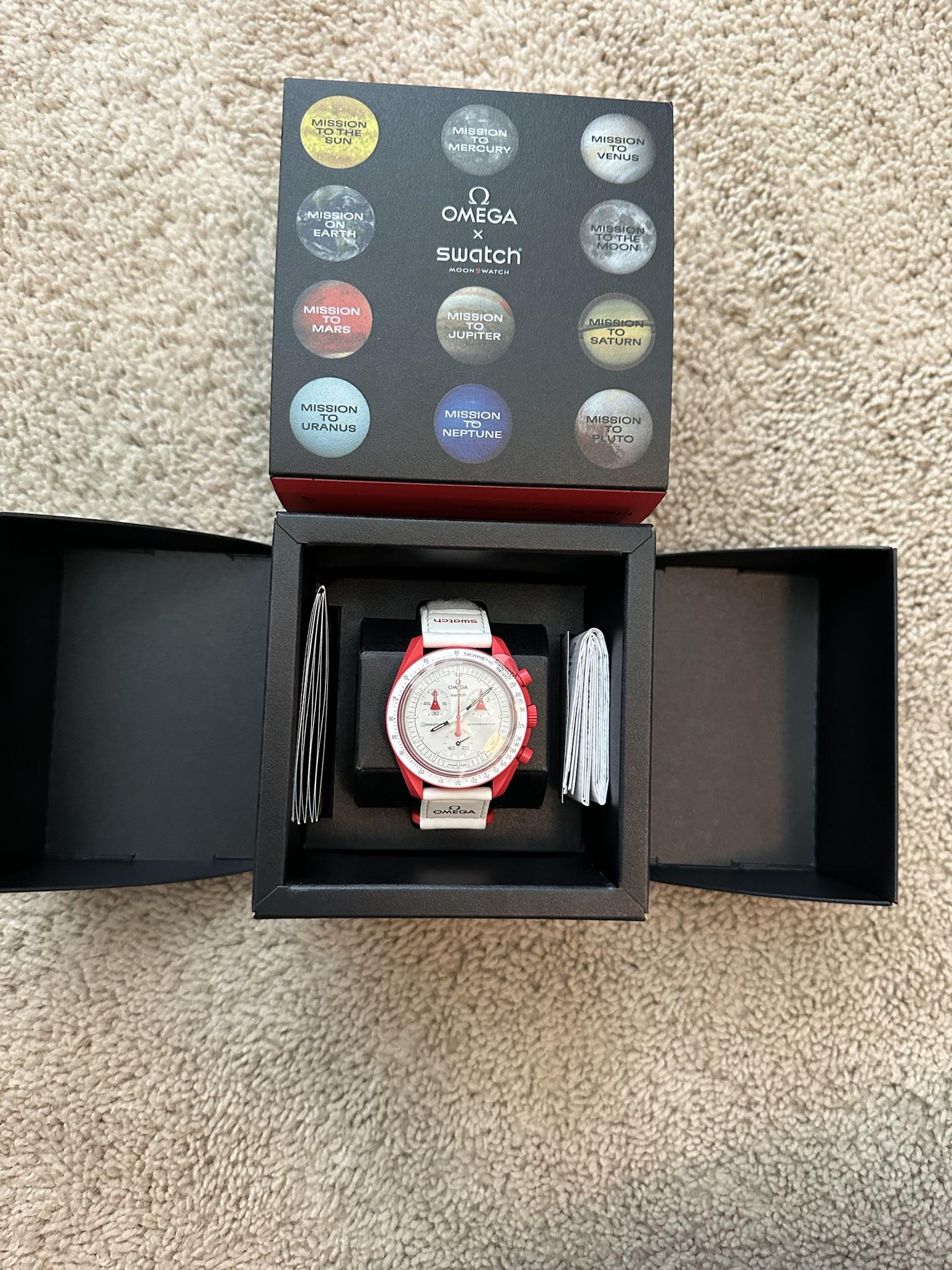 WTS] BNIB Omega X Swatch Mission to Mars | WatchCharts