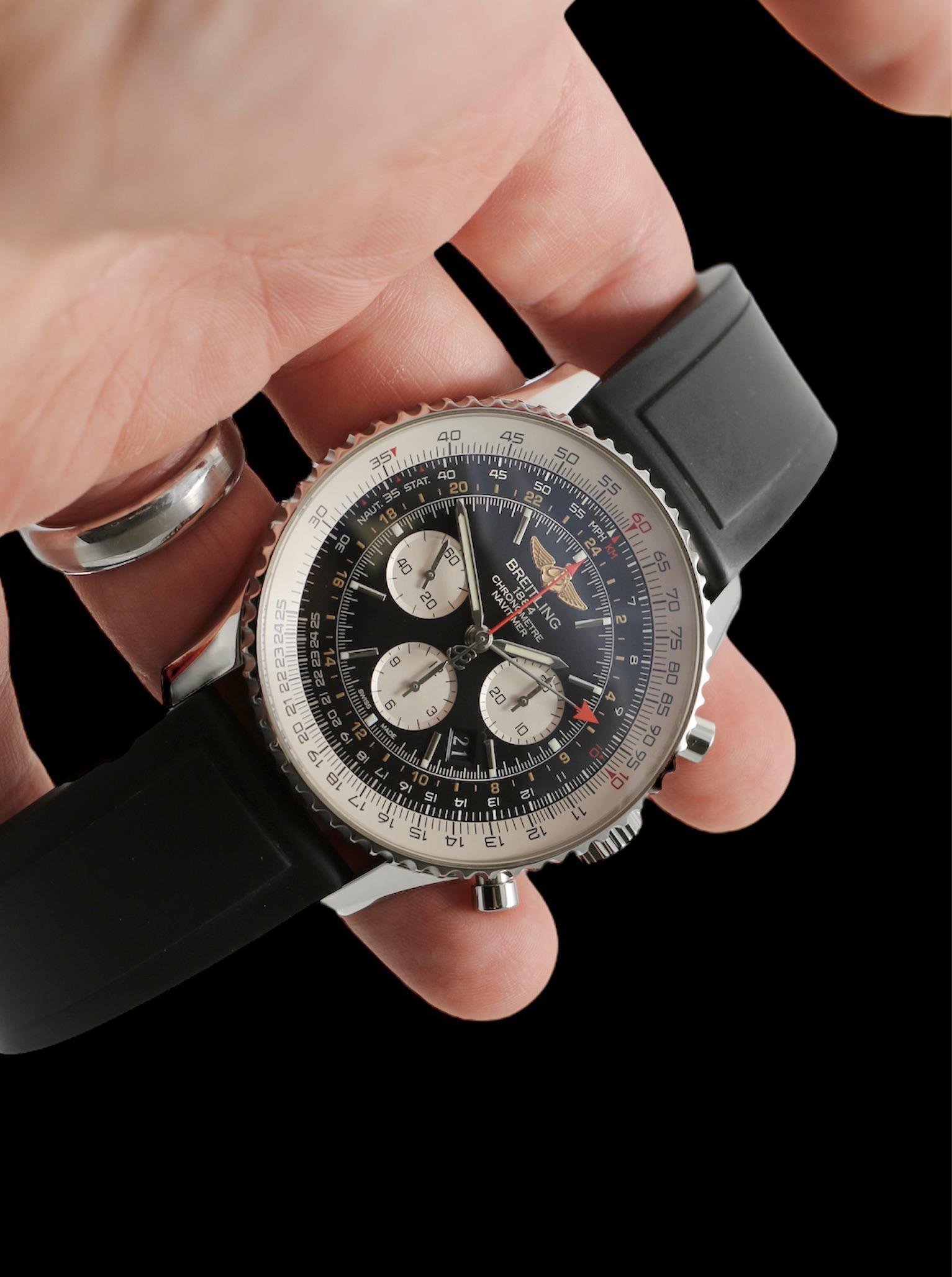 Breitling navitimer clearance gmt 48mm price